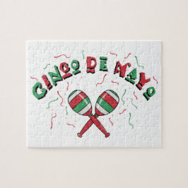 Quebra-cabeça Cinco de Mayo com Maracas