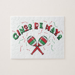 Quebra-cabeça Cinco de Mayo com Maracas
