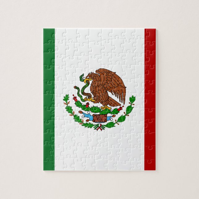 Quebra-cabeça Cinco de Mayo Flag do México (Vertical)