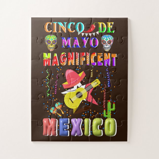 Quebra-cabeça Cinco de Mayo magnífico México (Vertical)