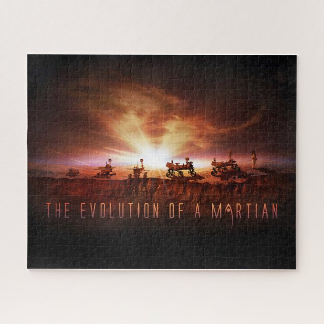 Quebra-cabeça Cinco veículos Mars bem-sucedidos (Horizontal)