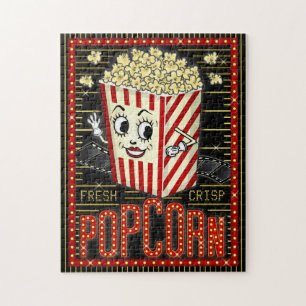 Quebra-cabeça Cinema Página inicial Cinema pipoca