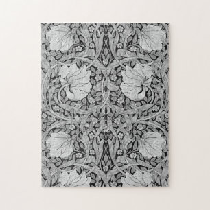Quebra-cabeça Cinza Pimpernel Monotone, William Morris