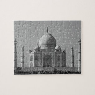 Quebra-cabeça cinza taj mahal