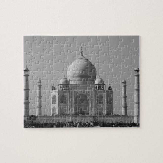 Quebra-cabeça cinza taj mahal (Horizontal)