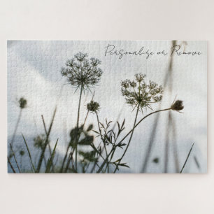 Quebra-cabeça Cinza Umbels Flowers Destaca Fotografia de Arte Fl