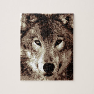 Quebra-cabeça Cinza Wolf