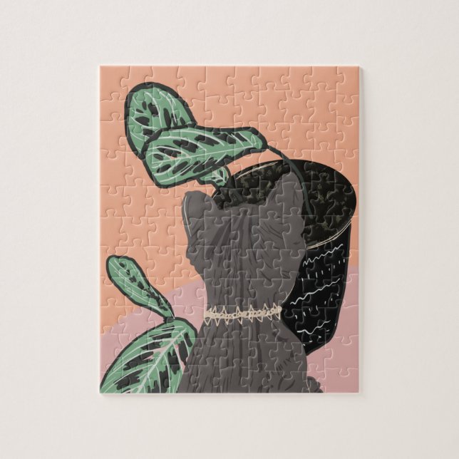 Quebra-cabeça Cinzas De Gato De Tabuleiro Obrigado (Vertical)