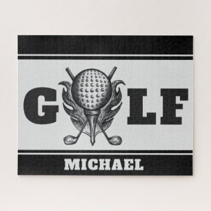 Quebra-cabeça Cinzas Negras Personalizadas de Bola de GOLF Espor