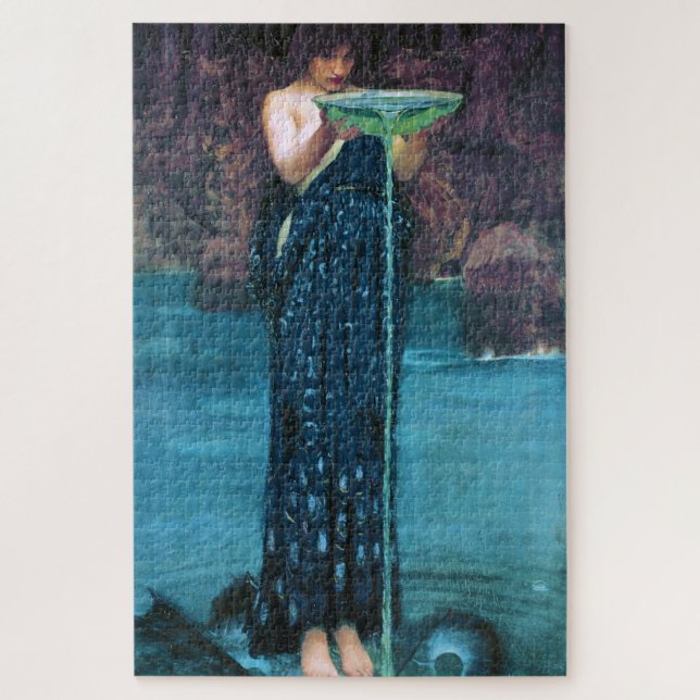 Quebra-cabeça Circe Ciumenta, John William Waterhouse (Vertical)