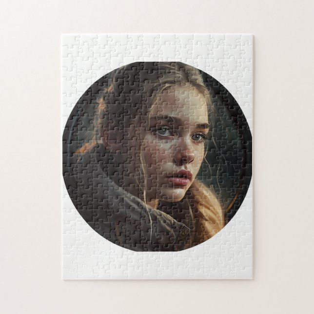 Quebra-cabeça Circle girl (Vertical)