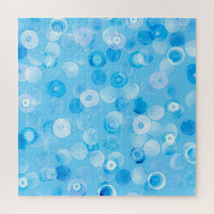 Quebra-cabeça Círculos de inverno: Bolinhas de Abstrato.