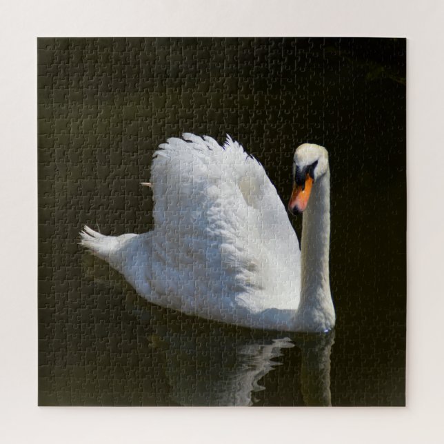 Quebra-cabeça Cisne branco (Vertical)