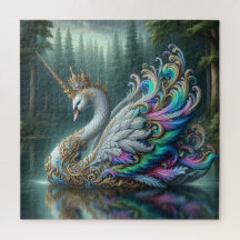 Cisne Unicórnio Majestoso