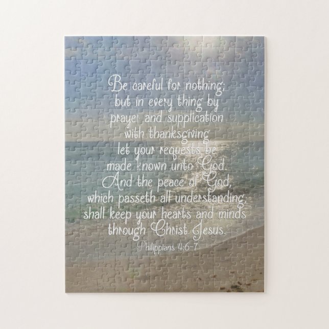 Quebra-cabeça Citação Cristã de Bíblia Verse, Philippians 4:13 (Vertical)