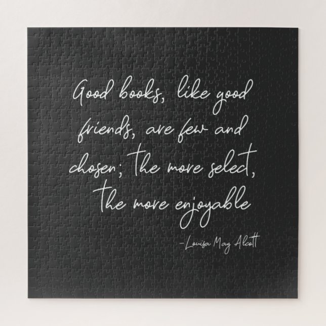 Quebra-cabeça Citação de Amizade em Letra de Script Simples (Vertical)