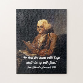 Quebra-cabeça Citação de Benjamin Franklin - Personalize Jigsaw 