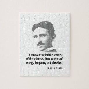 Quebra-cabeça Citação De Nikola Tesla