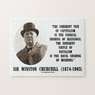 Quebra-cabeça Citação do Vice Herdado do Capitalismo