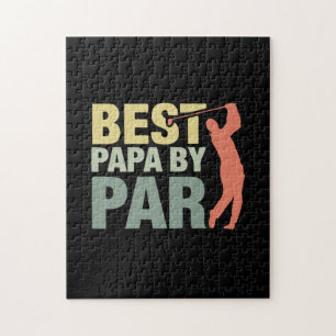 Quebra-cabeça Citações do Avô   Melhor Papa por Golfe