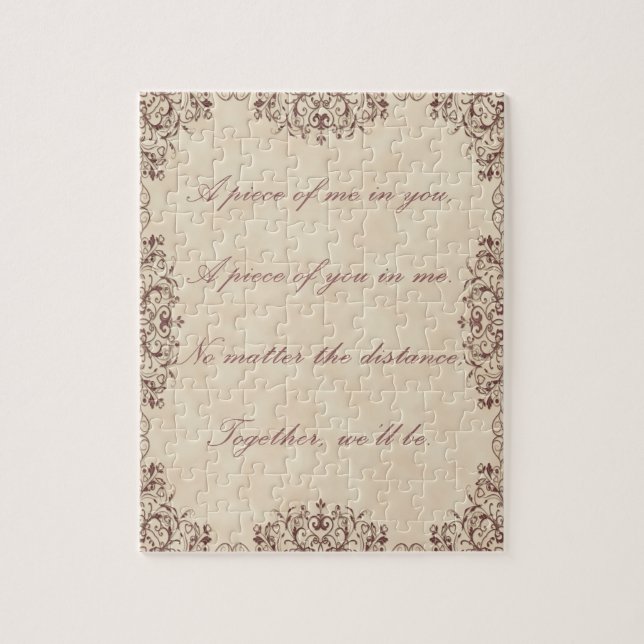 Quebra-cabeça Citações interurbanas do amor (Vertical)