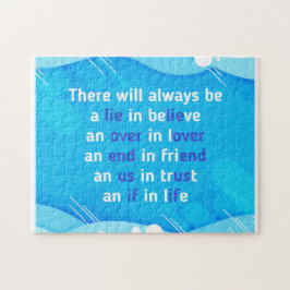 Quebra-cabeça citações sobre amor, vida e amizade