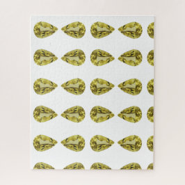 Quebra-cabeça Citrina Gemstone Amarelo