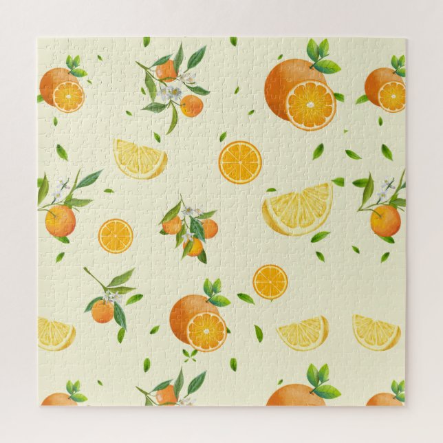 Quebra-cabeça Citrus Tropical SUMMER Laranja-limão (Vertical)