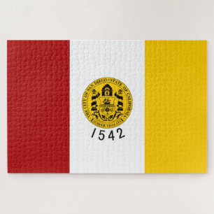 Quebra-cabeça City Flag of San Diego (Califórnia)