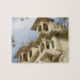 Quebra-cabeça City Palace, Udaipur, Rajasthan, Índia