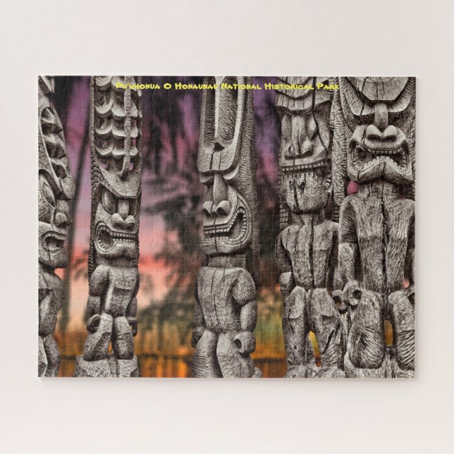 Quebra-cabeça Clã Tiki (Horizontal)