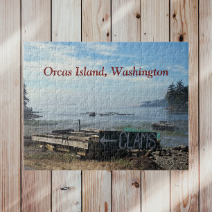 Quebra-cabeça Clams na Ilha Orcas em San Juans of Washington