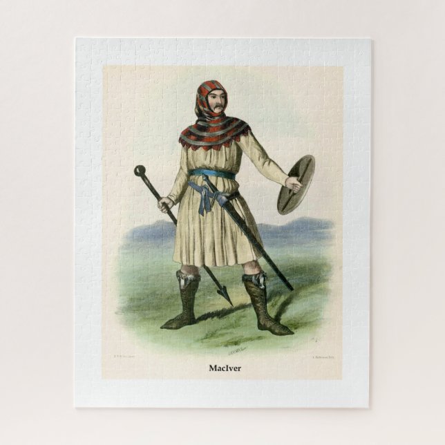 Quebra-cabeça Clan MacIver (Vertical)