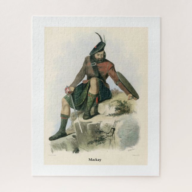 Quebra-cabeça Clan MacKay (Vertical)