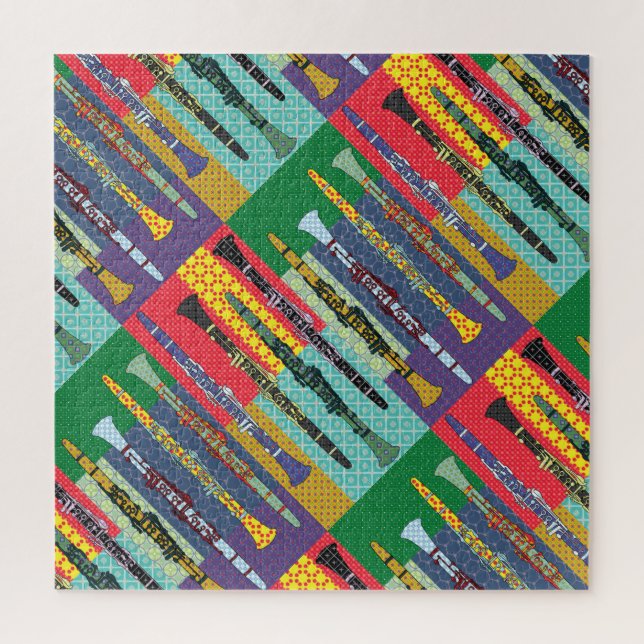 Quebra-cabeça Clarinets padrão (Vertical)