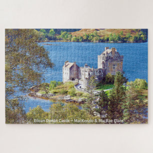 Quebra-cabeça Clãs Eilean Donan Castle-Scots MacKenzie & MacRae