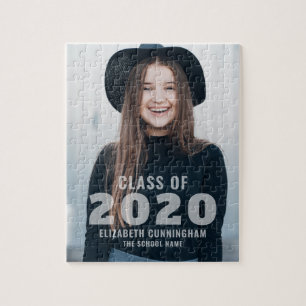 Quebra-cabeça Classe de 2020  Anúncio de graduação de fotos