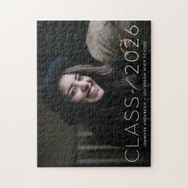 Quebra-cabeça Classe Moderna de Graduação de Foto em Sobreposiçã