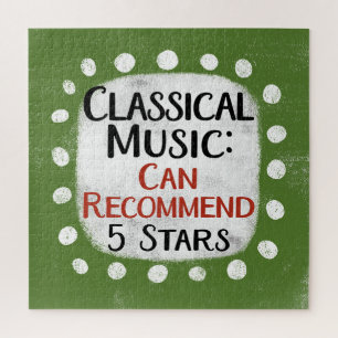 Quebra-cabeça Classical Music Review 5 Stars Jigsera Quebra-cabe