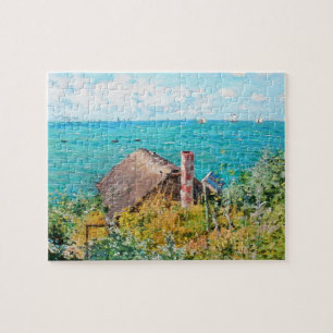 Quebra-cabeça Claude Monet A Cabina De Arte Bela Santo-Adresse