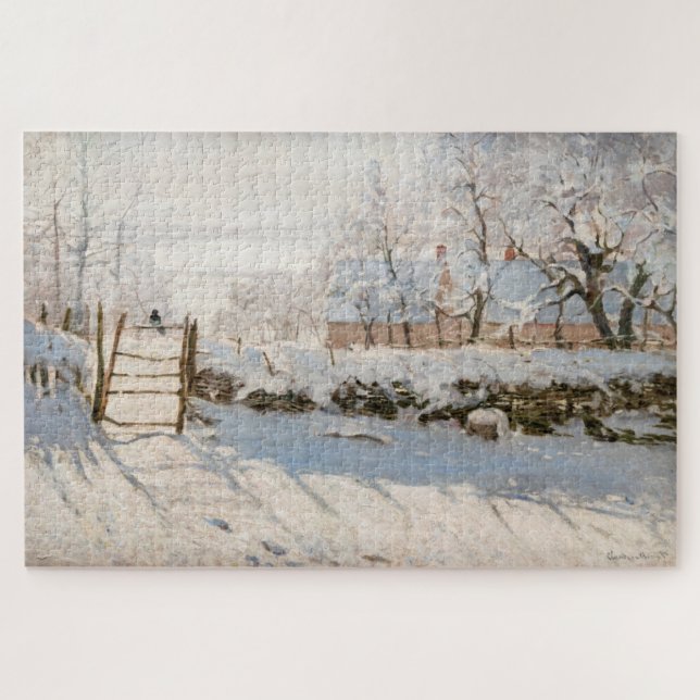 Quebra-cabeça Claude Monet - A Pega (Horizontal)