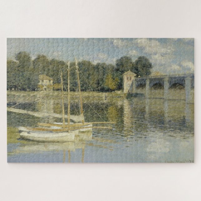 Quebra-cabeça Claude Monet A Ponte Argenteuil (Horizontal)