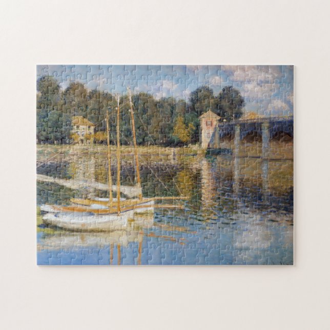 Quebra-cabeça Claude Monet - A Ponte de Argenteuil (Horizontal)
