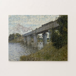 Quebra-cabeça Claude Monet - A ponte ferroviária argentina