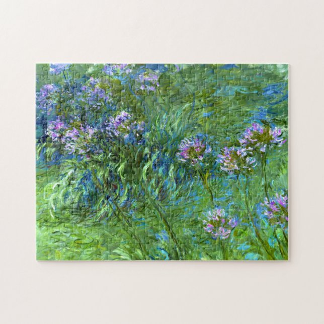 Quebra-cabeça Claude Monet: Agapanthus (Horizontal)