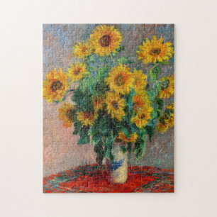 Quebra-cabeça Claude Monet - Buquê de Sunflower