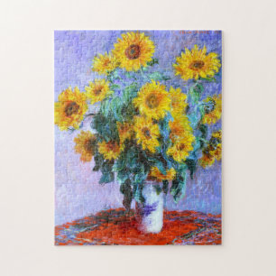 Quebra-cabeça Claude Monet Buquê de Sunflower