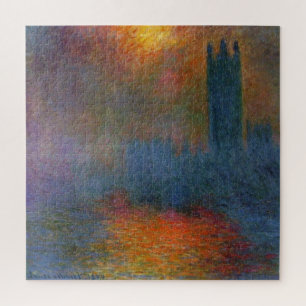 Quebra-cabeça Claude Monet - Câmaras do Parlamento