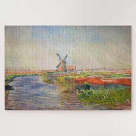 Quebra-cabeça Claude Monet - Campo das Tulipas na Holanda