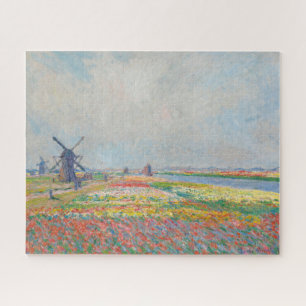Quebra-cabeça Claude Monet - Campos Tulip perto de Haia